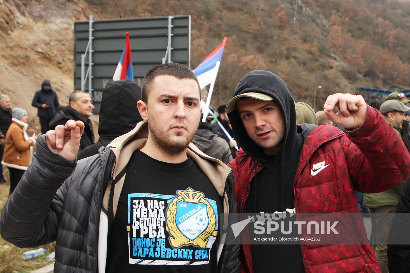 Serbia Kosovo Tensions Protest