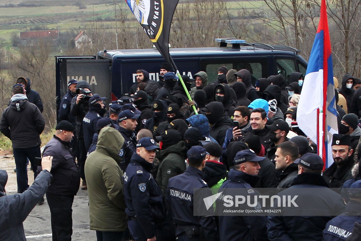 Serbia Kosovo Tensions Protest