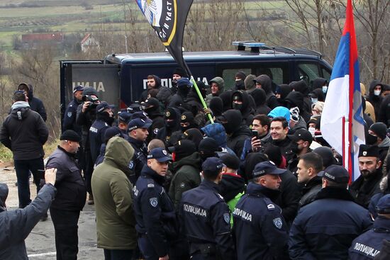 Serbia Kosovo Tensions Protest