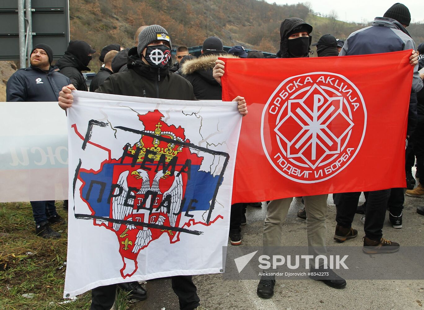 Serbia Kosovo Tensions Protest