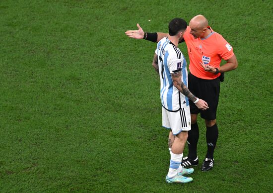 Qatar Soccer World Cup Argentina - France
