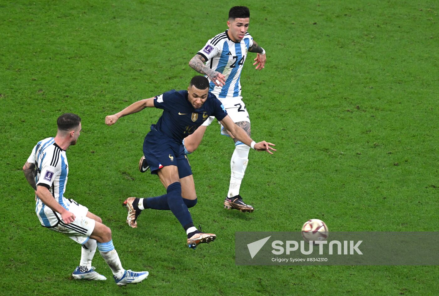 Qatar Soccer World Cup Argentina - France