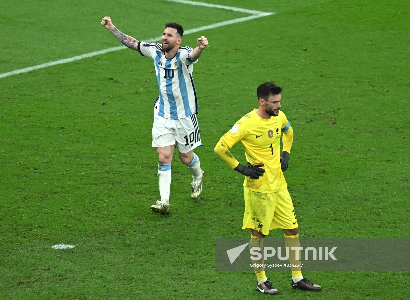 Qatar Soccer World Cup Argentina - France