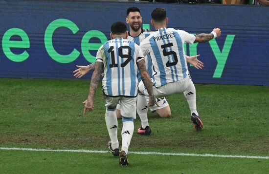 Qatar Soccer World Cup Argentina - France