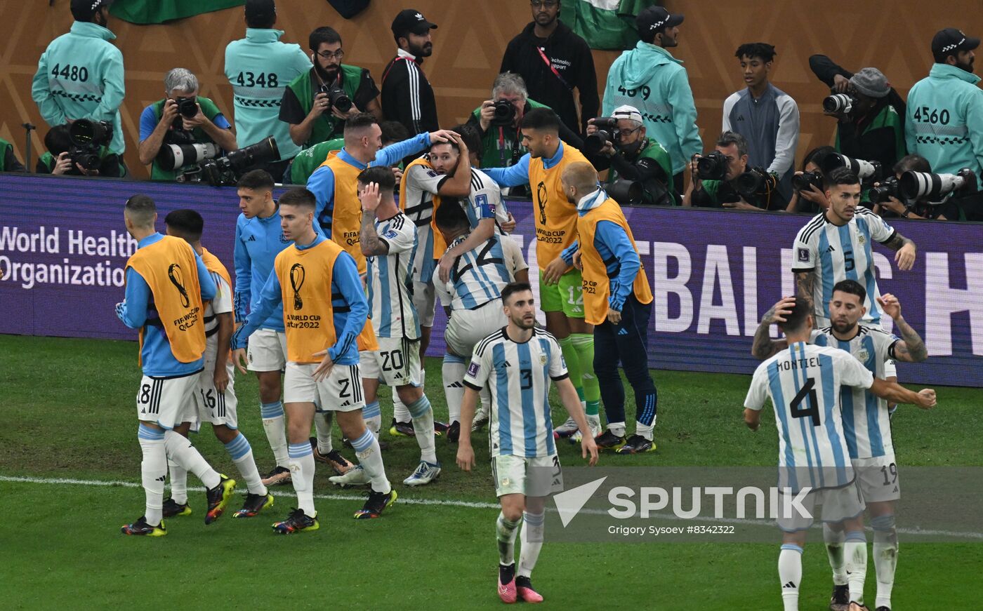Qatar Soccer World Cup Argentina - France