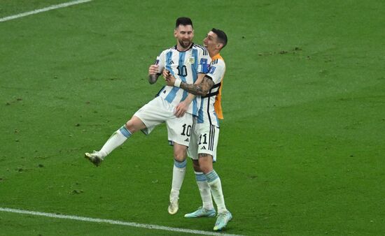 Qatar Soccer World Cup Argentina - France