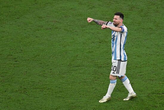 Qatar Soccer World Cup Argentina - France