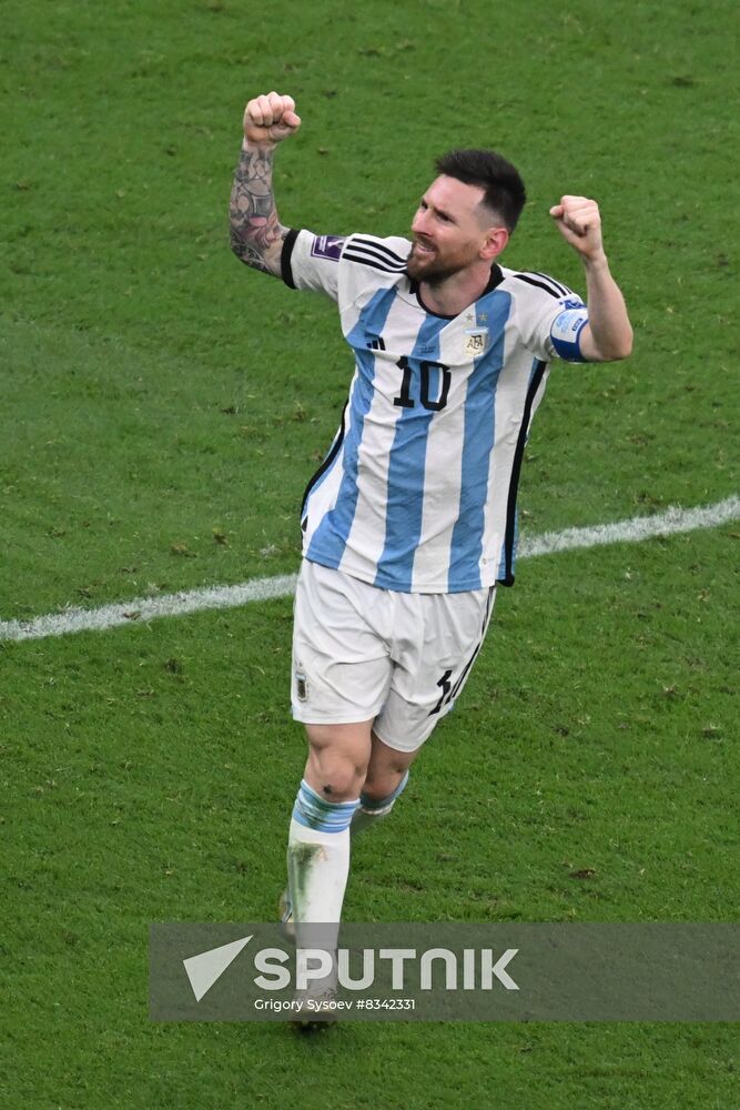 Qatar Soccer World Cup Argentina - France