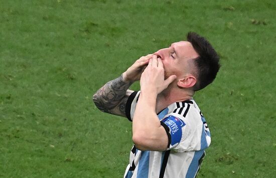 Qatar Soccer World Cup Argentina - France