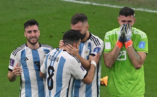 Qatar Soccer World Cup Argentina - France