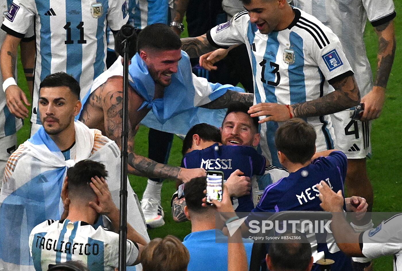 Qatar Soccer World Cup Argentina - France
