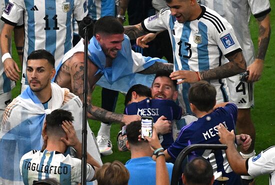 Qatar Soccer World Cup Argentina - France