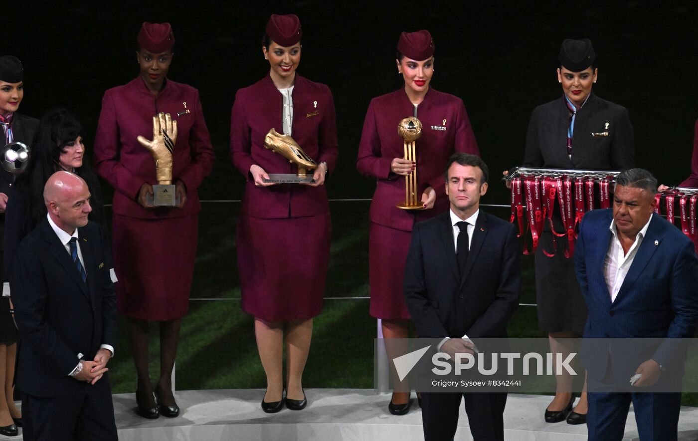Qatar Soccer World Cup Argentina - France