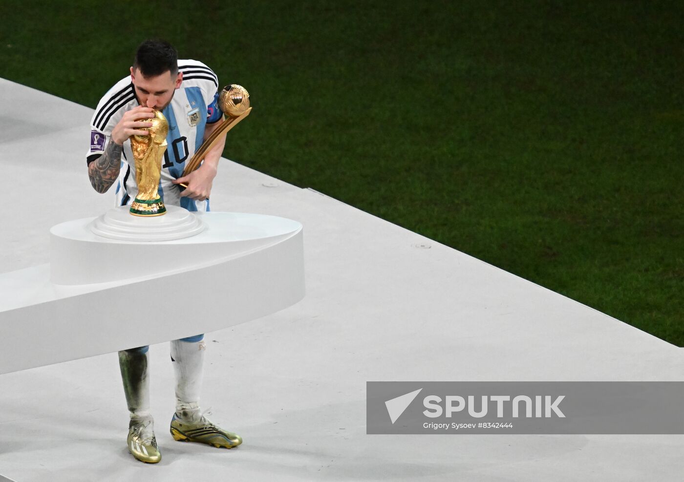Qatar Soccer World Cup Argentina - France