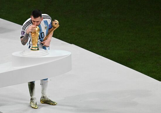 Qatar Soccer World Cup Argentina - France