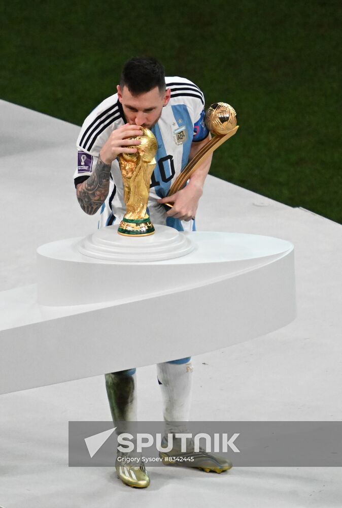 Qatar Soccer World Cup Argentina - France