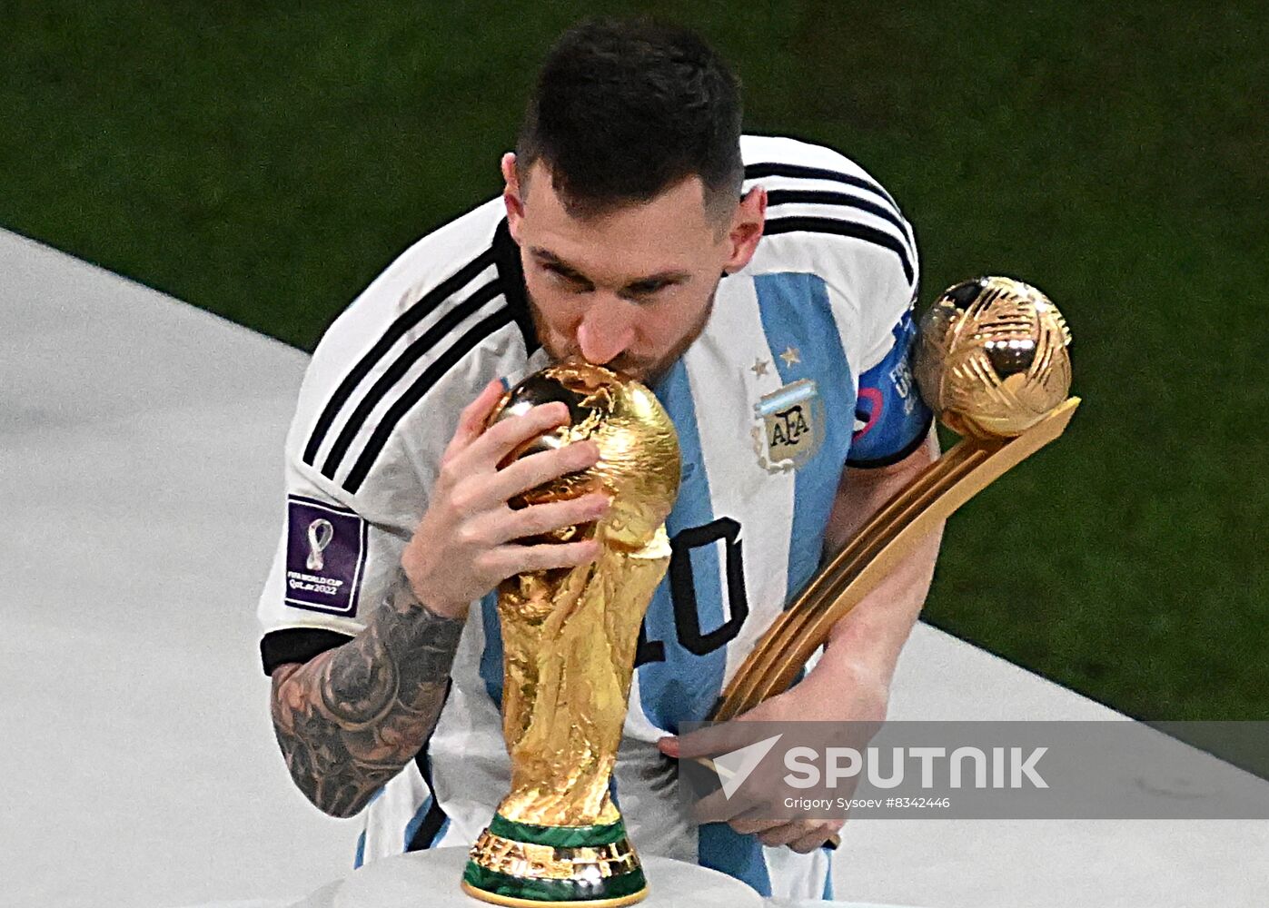 Qatar Soccer World Cup Argentina - France