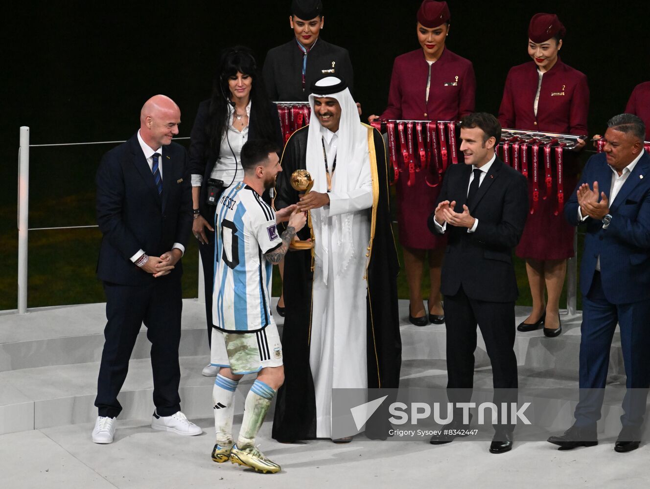 Qatar Soccer World Cup Argentina - France