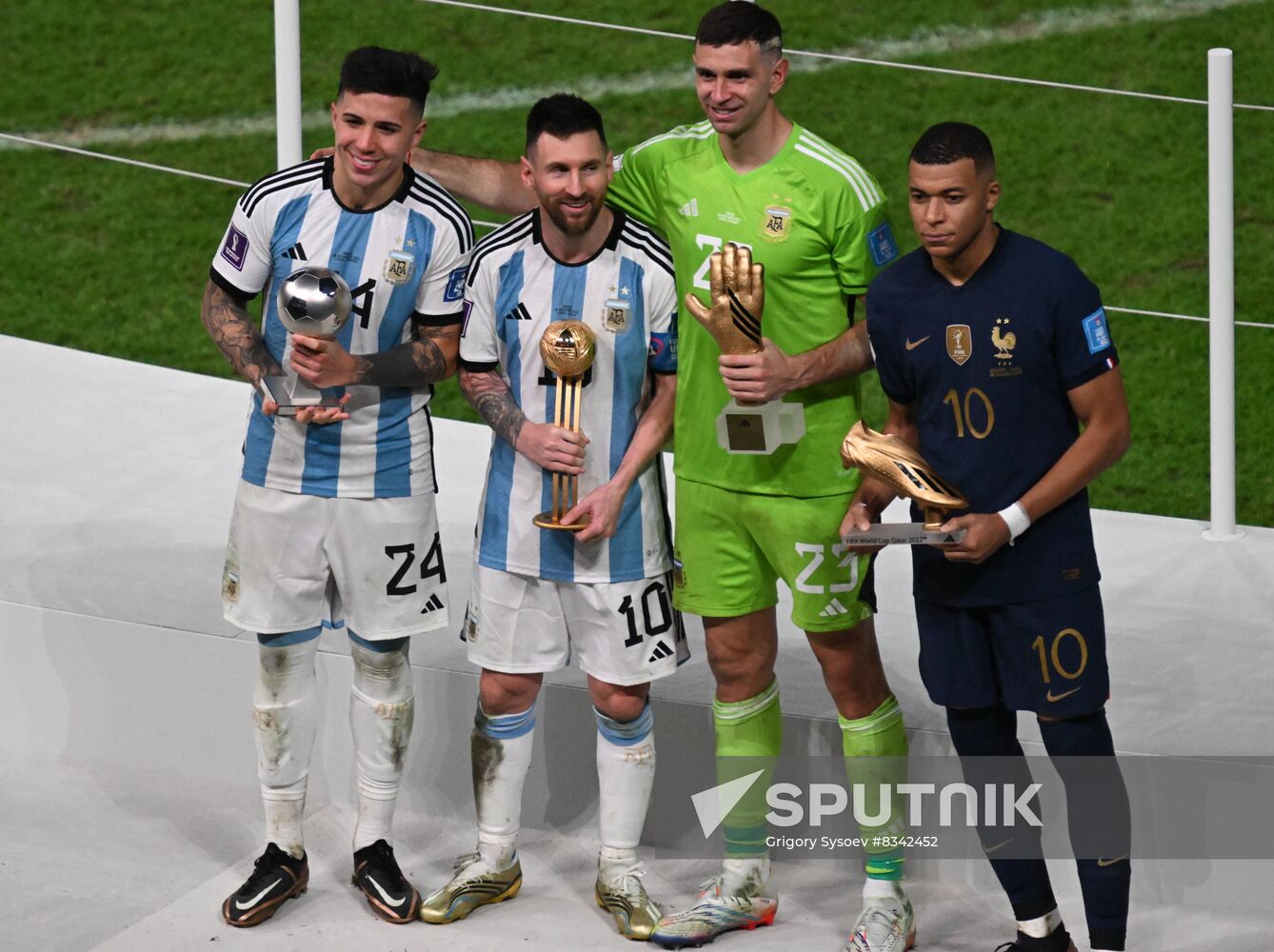 Qatar Soccer World Cup Argentina - France