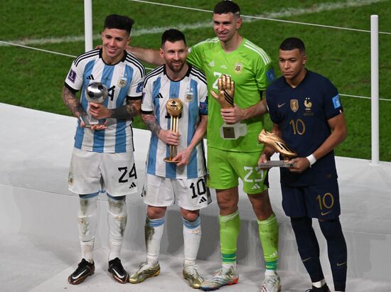 Qatar Soccer World Cup Argentina - France