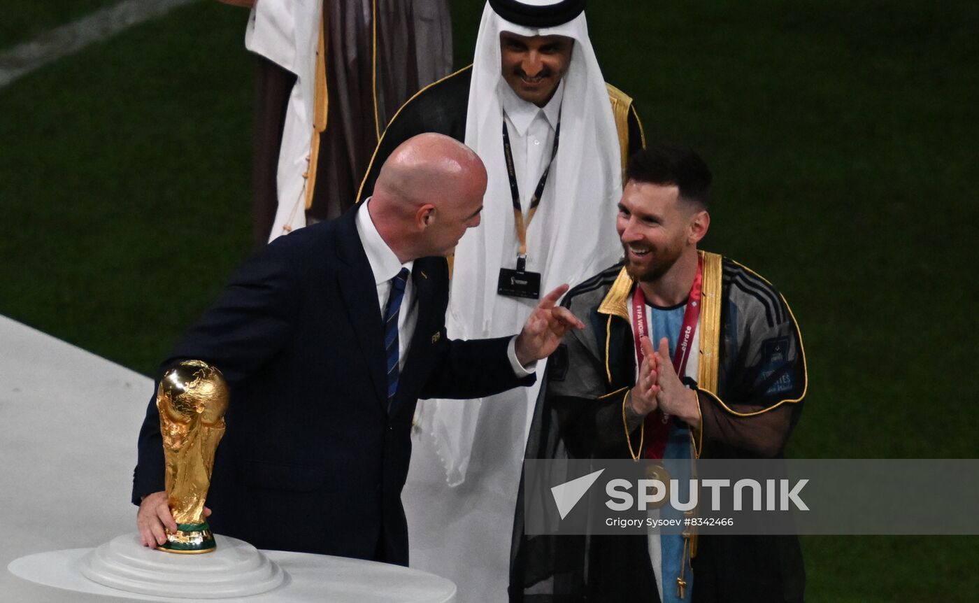 Qatar Soccer World Cup Argentina - France