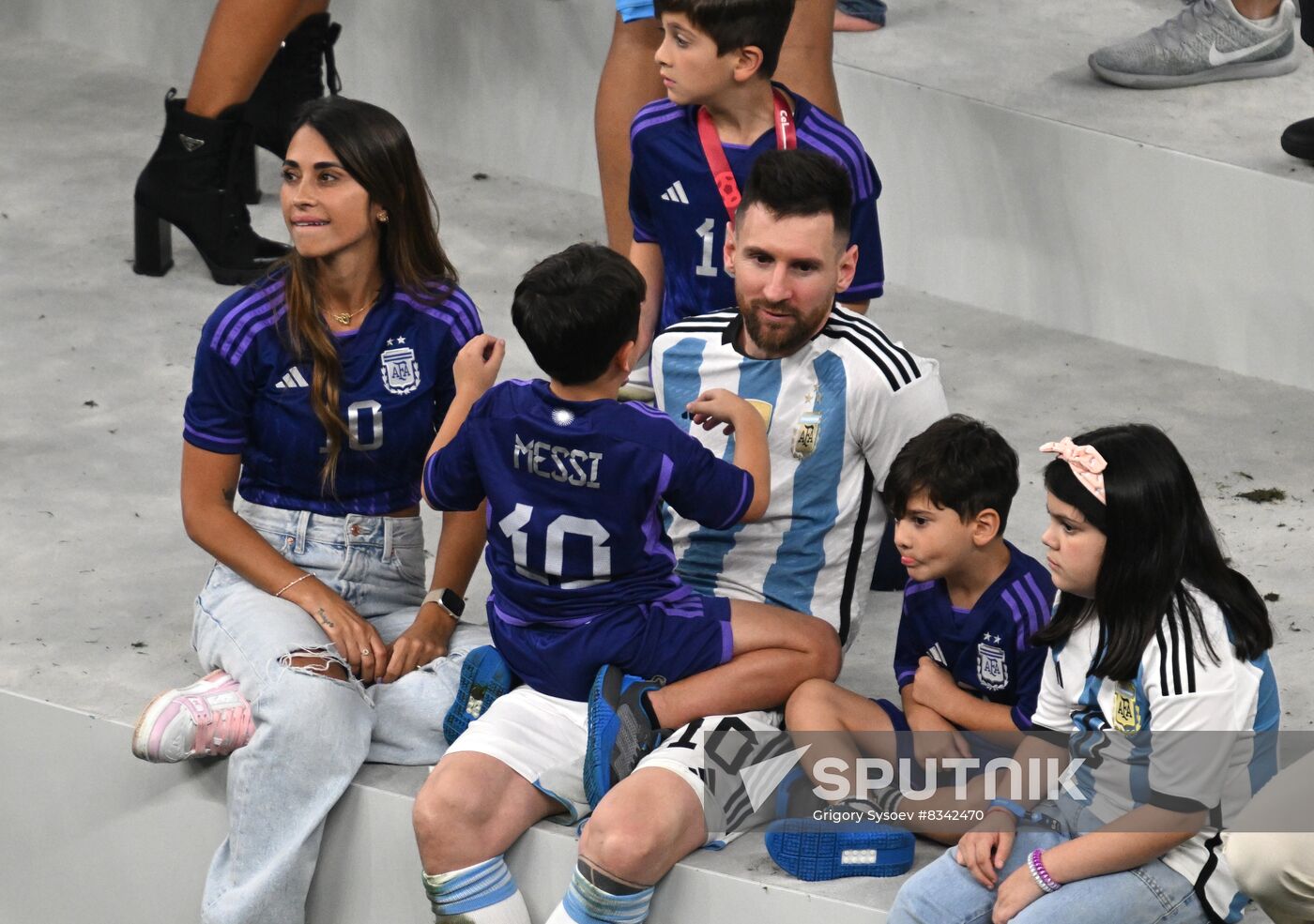 Qatar Soccer World Cup Argentina - France