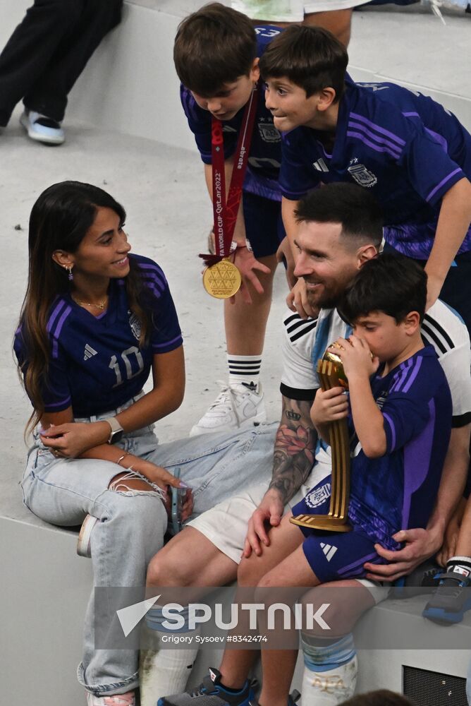 Qatar Soccer World Cup Argentina - France