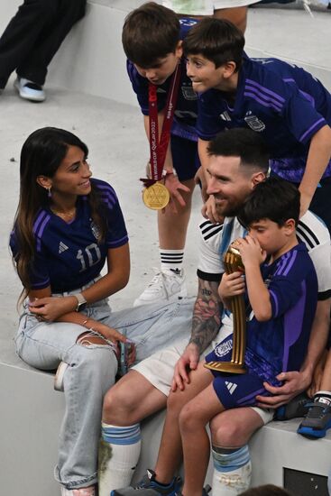 Qatar Soccer World Cup Argentina - France