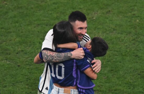 Qatar Soccer World Cup Argentina - France