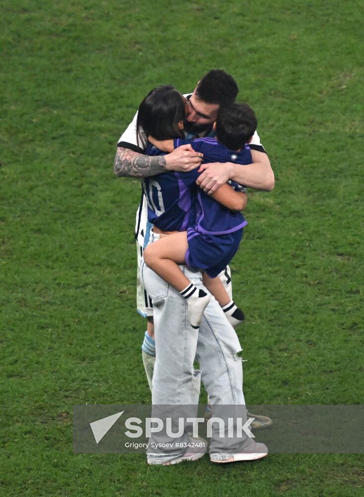 Qatar Soccer World Cup Argentina - France