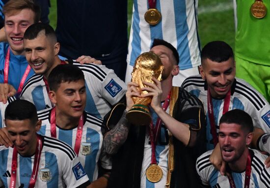 Qatar Soccer World Cup Argentina - France