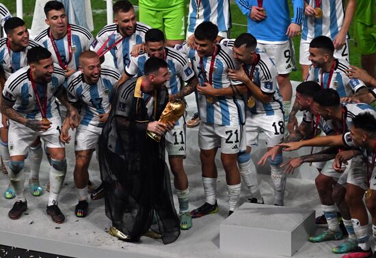 Qatar Soccer World Cup Argentina - France