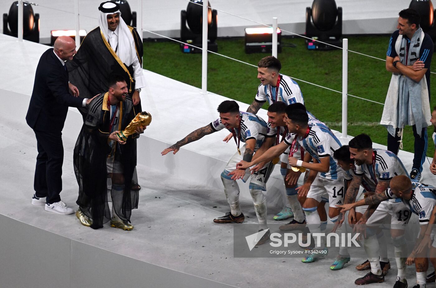 Qatar Soccer World Cup Argentina - France