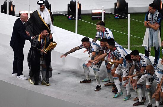 Qatar Soccer World Cup Argentina - France