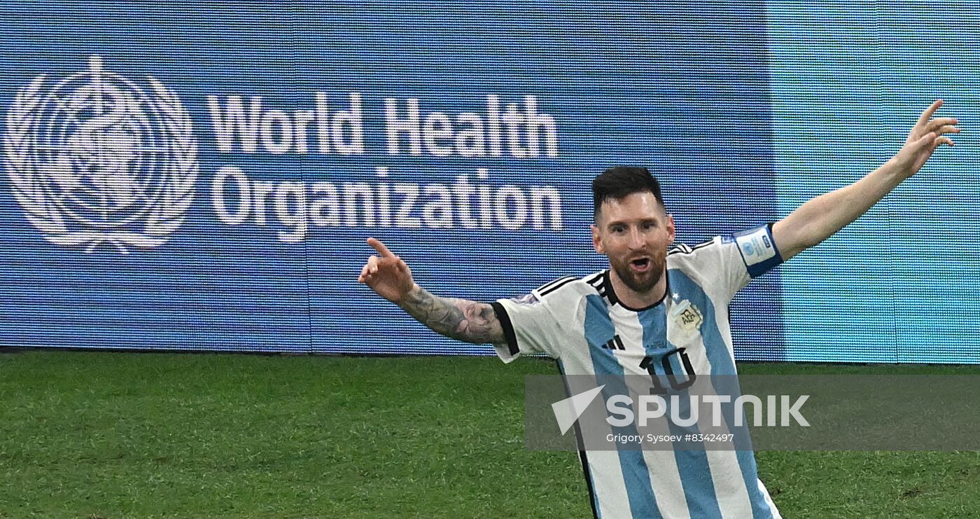 Qatar Soccer World Cup Argentina - France