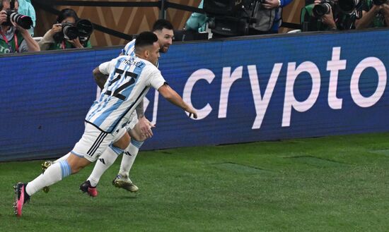 Qatar Soccer World Cup Argentina - France