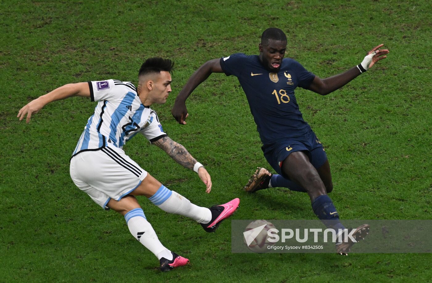 Qatar Soccer World Cup Argentina - France
