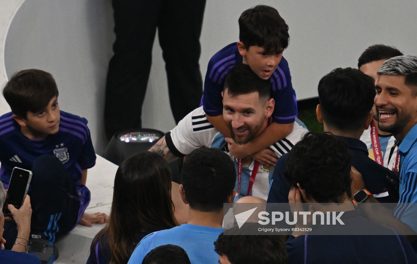Qatar Soccer World Cup Argentina - France