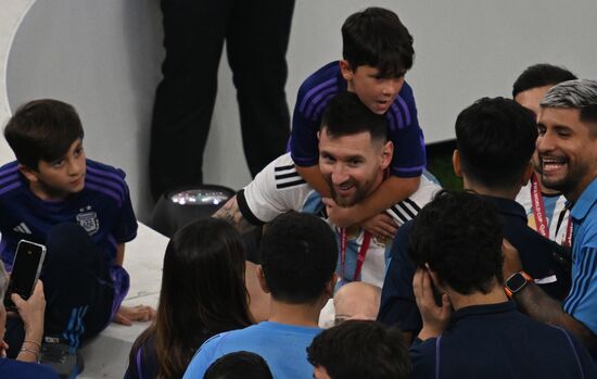 Qatar Soccer World Cup Argentina - France