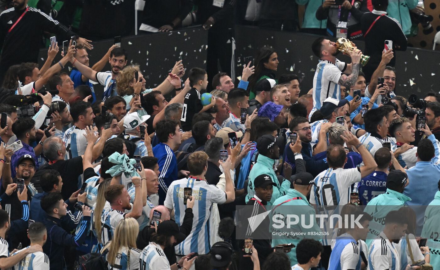 Qatar Soccer World Cup Argentina - France