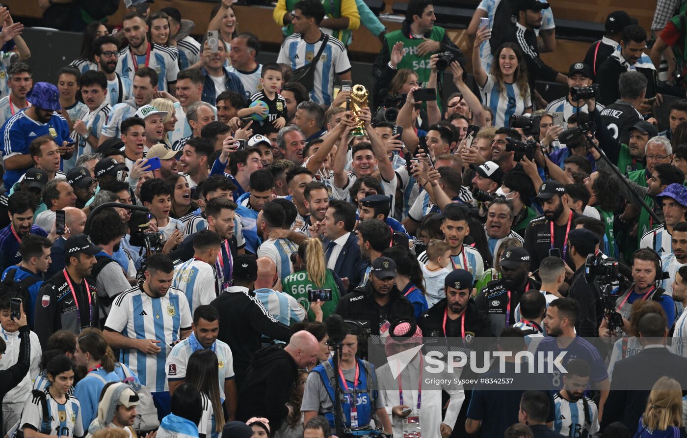 Qatar Soccer World Cup Argentina - France