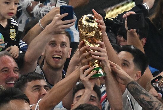 Qatar Soccer World Cup Argentina - France