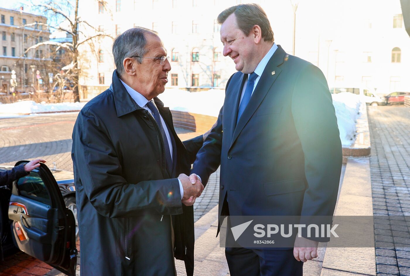 Belarus Russia Foreign Ministers