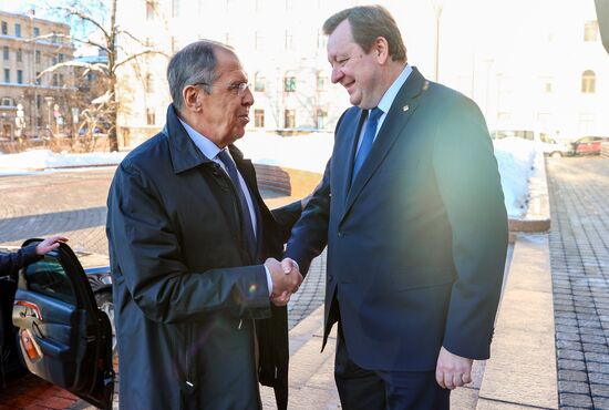 Belarus Russia Foreign Ministers