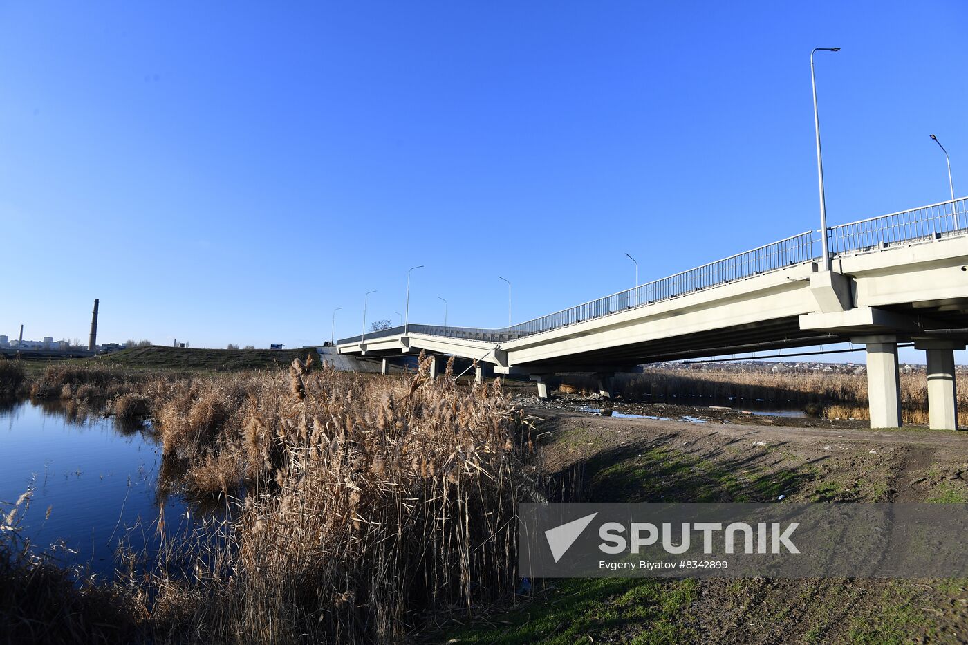 Russia Ukraine Military Operation Bridge Blowing Up