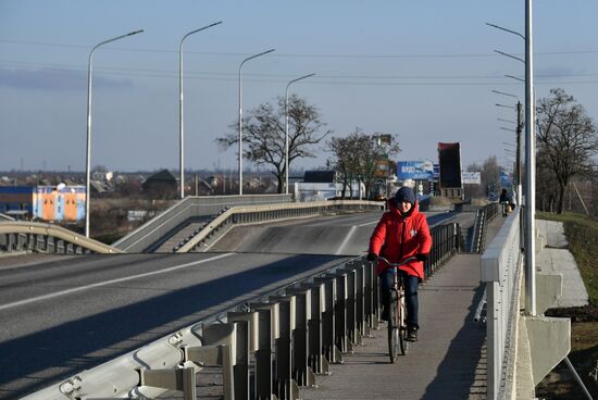 Russia Ukraine Military Operation Bridge Blowing Up