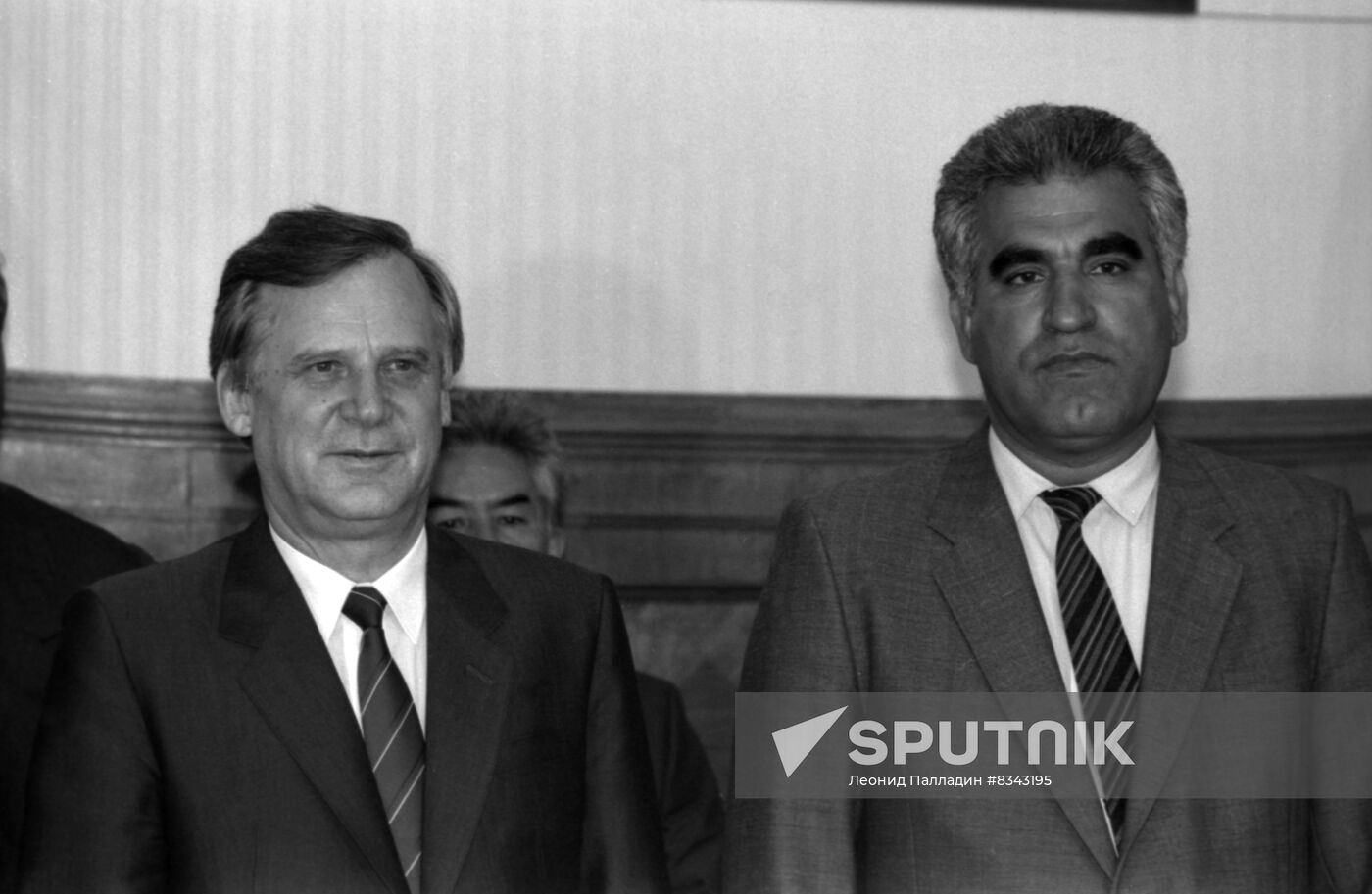 Nikolai Ryzhkov meets with Deputy Prime Minister of Afghanistan M. Manchal