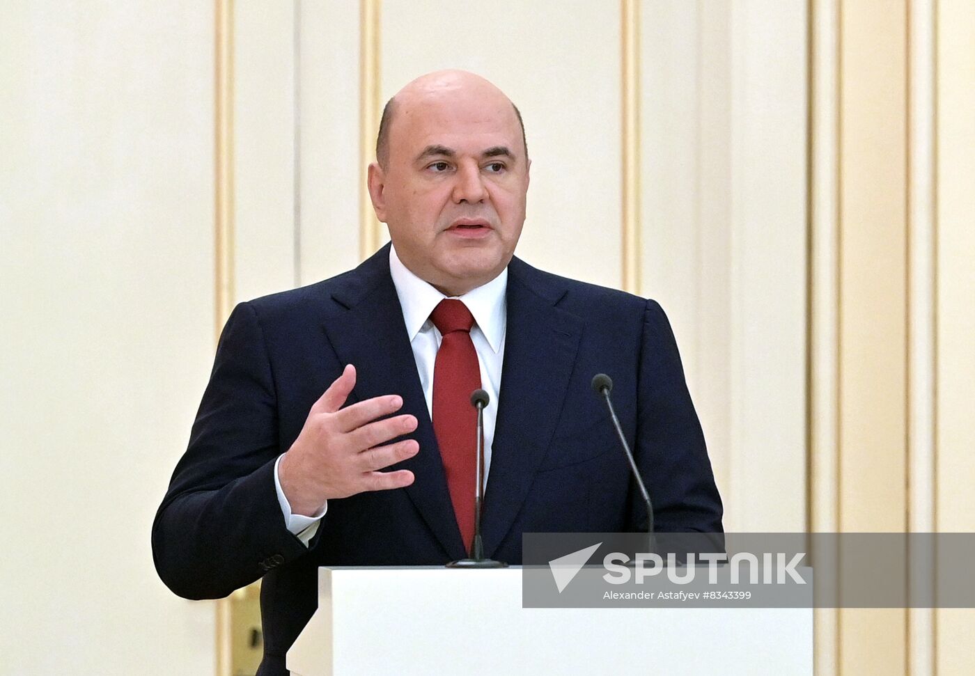 Russia Mishustin Government Awards Presentation