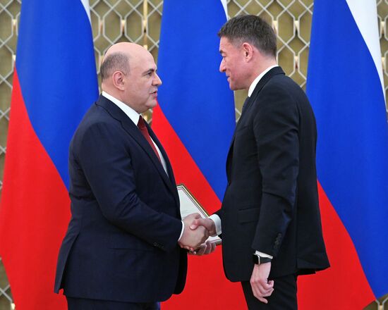 Russia Mishustin Government Awards Presentation