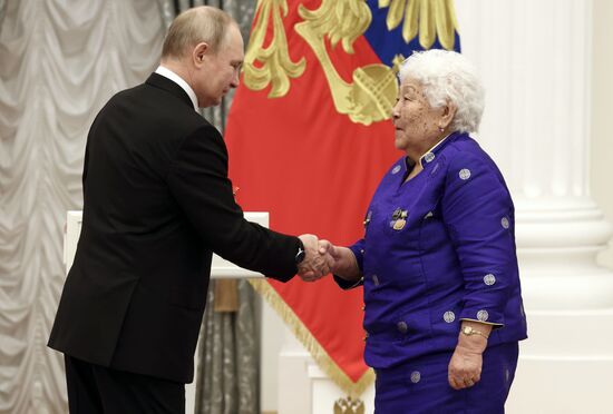Russia Putin State Awards Presentation